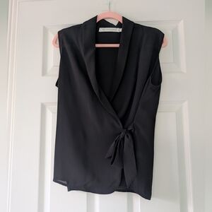 Elegant Black Sleeveless Top